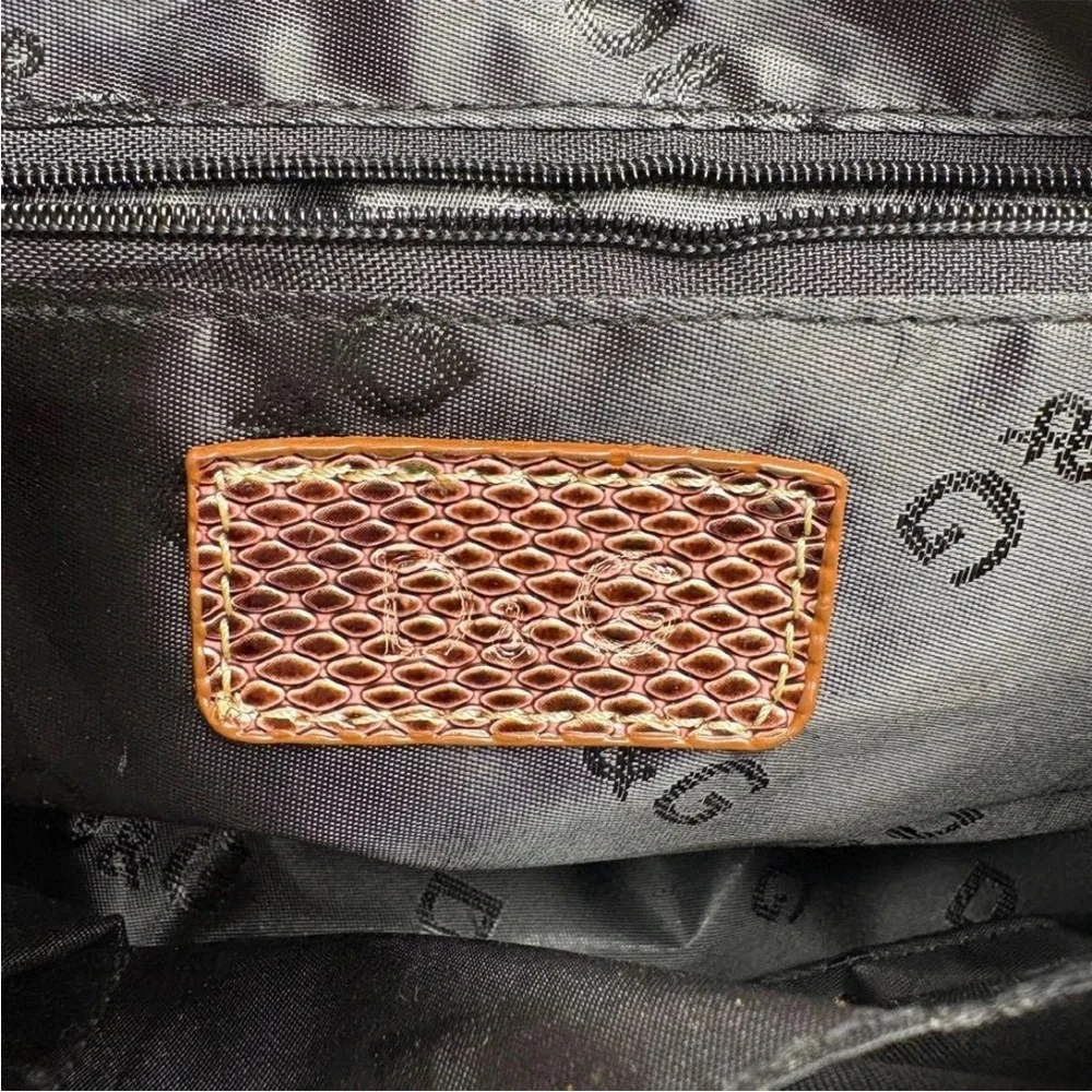 Dolce & Gabbana Brown Logo Shoulder Bag - Picture 8 of 10